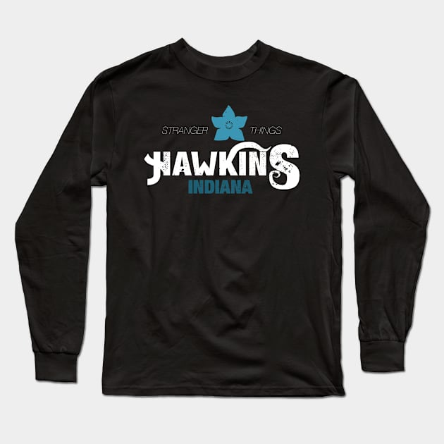 Hawkins Long Sleeve T-Shirt by CrawfordFlemingDesigns